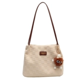 Модная универсальная вместительная и большая сумка на одно плечо, 2024 года, в западном стиле