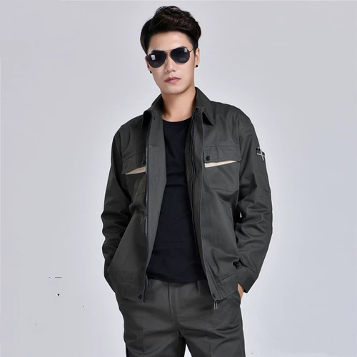 Хлопковый комплект для работы, рабочая одежда, с печатью вашего логотипа