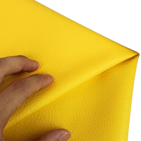 Желтая полиуретановая ткань, лента, транспорт, диван