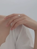 Небольшое дизайнерское безразмерное кольцо, серебро 925 пробы, 2021 года