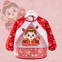 Красный водонепроницаемый лонгслив для девочек