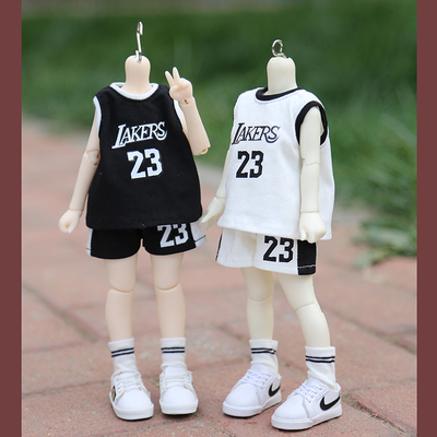 taobao agent Spot 6 points 1/6 SD YOSD 6 points BJD baby clothing accessories short -sleeved shorts, sportswear basketball suits