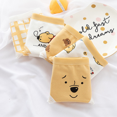 taobao agent Japanese cute lace cotton underwear, shorts, with little bears, lace dress