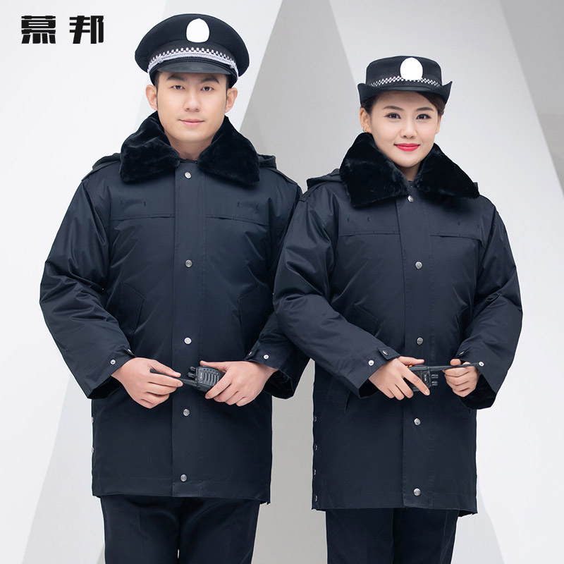 买保安大衣 认准慕邦品牌 防寒保暖