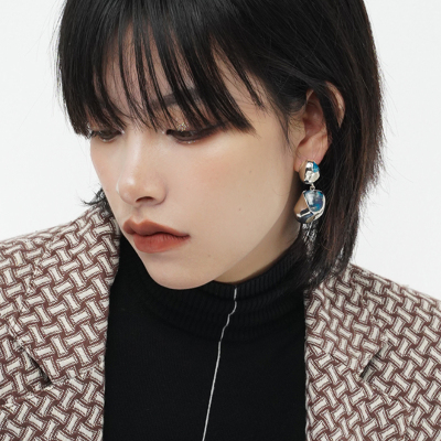 taobao agent Earrings, small design advanced ear clips, 2022 collection, trend of season