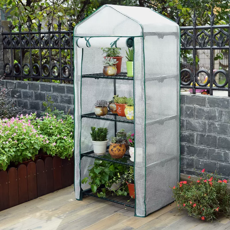 家庭芽苗菜种植架保温花房暖棚简易阳光多肉植物温室小暖房花棚