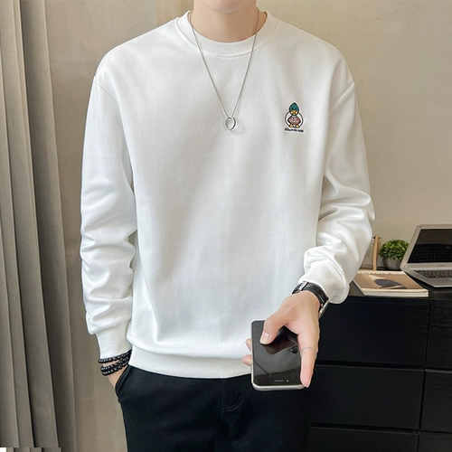 Tide, цветная универсальная толстовка, круглый воротник, с вышивкой, осенняя