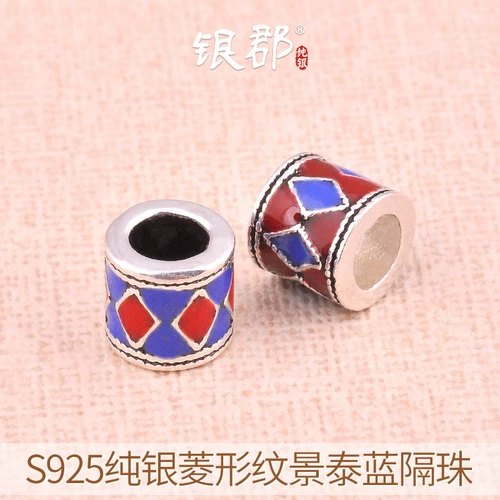 Аксессуары ручной работы, плетеная ручка, браслет из красной нити, четки из круглых бусин, материал, серебро 925 пробы, «сделай сам», жемчужное серебро