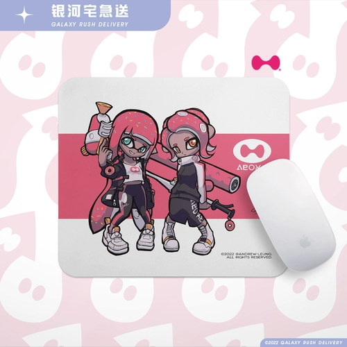 Galaxy House Срочная доставка 丨 Candy Girl Squid Rare Mouse Pad 丨 Splatoon Jet Warriors