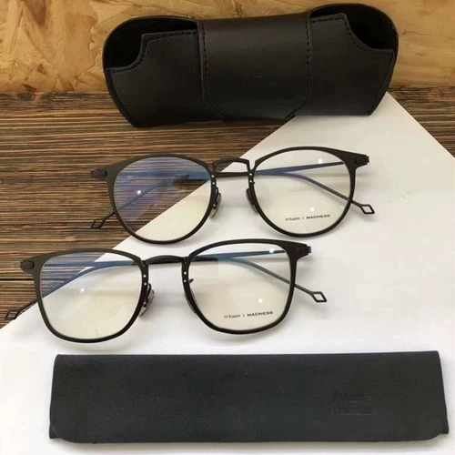 Yu wenle те же самые миопические очки мужчина чистые титановые ретро -очки