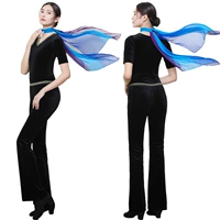 Черная цветная труба, бархатные штаны-клёш