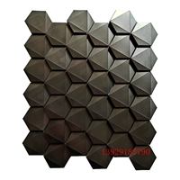 Черная чистота стерео -треугольника поверхности высокой и низкой поверхности -к лице