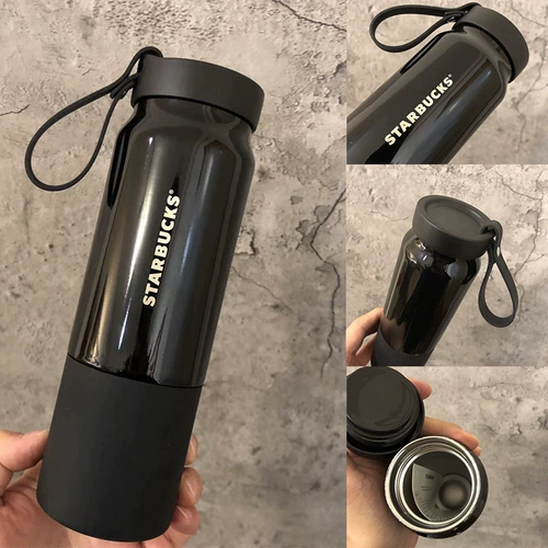 Старбакс Кубок Sakura Black Gold Reserve Steel Consureting Cupe Compoeeration Select Pentagon Black R Thermos Cup
