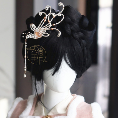taobao agent Phoenix, Chinese hairpin with tassels, retro Hanfu, hair accessory