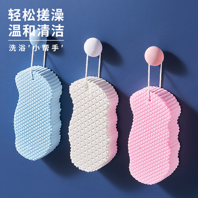 [儿童搓澡巾海绵家用婴儿搓背擦搓灰宝宝澡巾搓泥下泥神器不伤皮肤]