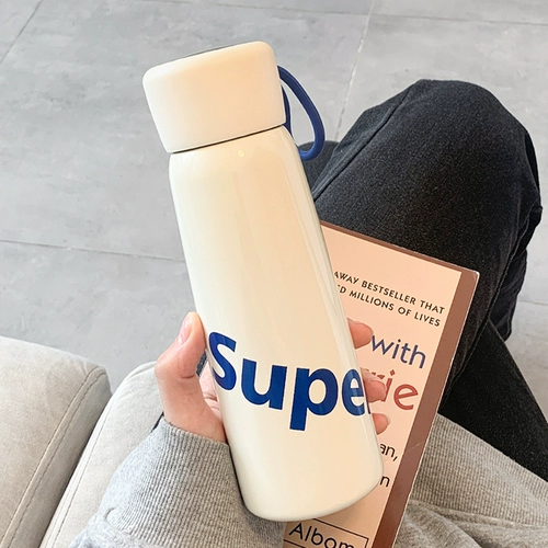 Корейский высококачественный портативный стакан из нержавеющей стали для влюбленных, простой и элегантный дизайн