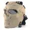 Ngoài trời chiến thuật mặt nạ đầu lâu người ngoài hành tinh đôi bình xăng mặt nạ nguyên mặt lĩnh vực CS thiết bị cyberpunk trang trí 