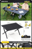 2.5 thick blackened carbon steel alloy 90 middle table (with complimentary handbag)