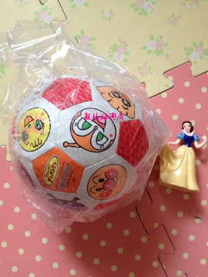 代购现货日本面包超人宝宝运动玩具足球超柔软小皮球室内户外可踢65.