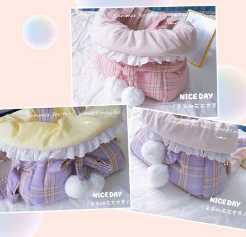 Демисезонная чайная чашка, стеганая удерживающая тепло портативная сумка для выхода на улицу, в корейском стиле