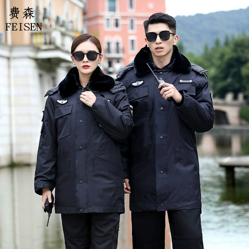 Зимняя куртка, пуховик для работы, увеличенная толщина