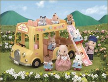 Японская семейная игрушка Sylvanian Families Двухэтажный школьный автобус
