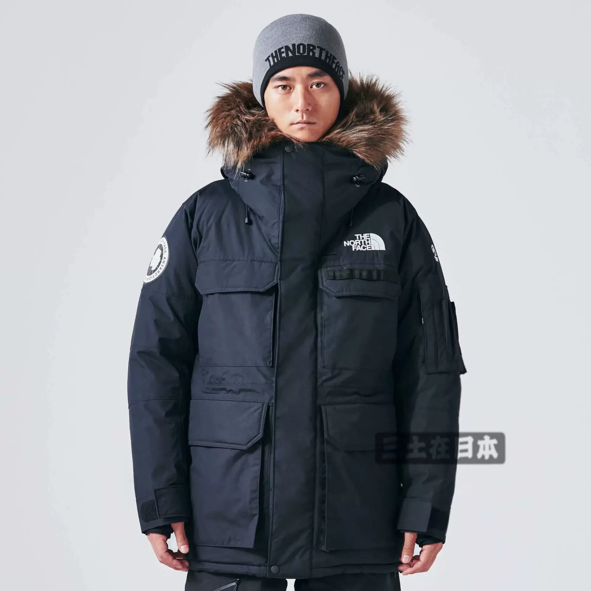 三土在日本23FW TNF Southern cross parka北面极地四口袋羽绒服-Taobao