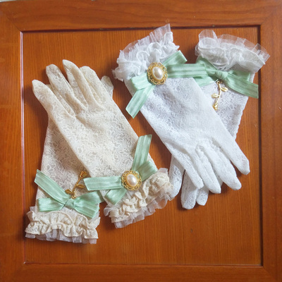 taobao agent Retro gloves, elegant accessory, Lolita style