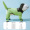 Зеленая собачья лапша, ультраводонепроницаемая ткань + хвост с лапкой.