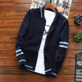 Демисезонный трикотажный свитер для отдыха, рубашка, куртка для школьников, в корейском стиле