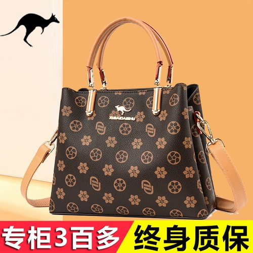 Модная кожаная сумка через плечо, коллекция 2022, из натуральной кожи