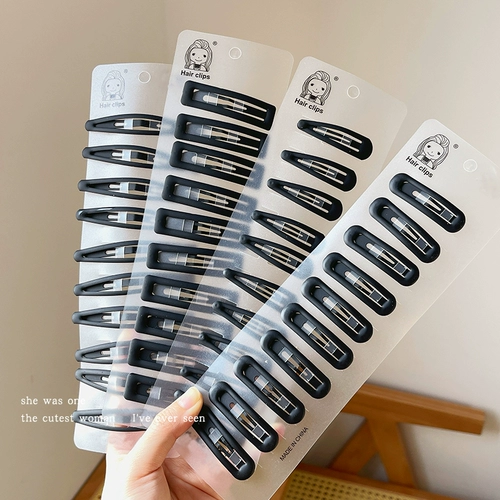 Детские волосы Clip девять -лежащая старая магазин 11 цветные детские детские зажима для волос кусок папка задней части головы передней шерсти для волос.