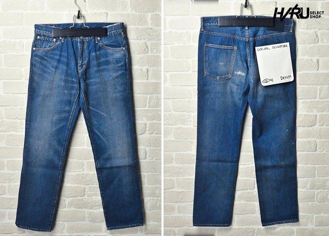 现货 潮牌 visvim  2014 social sclptr    dmgd-5 04型 牛仔长裤