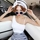 2021夏韩版莫代尔短款女装上衣修身吊带背心不对称肩性感斜肩t恤 mini 1