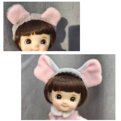 taobao agent OB11 Ear Cute Hair Mosaur Blip BLYTHE BJD Cotton Doll Savage Baby