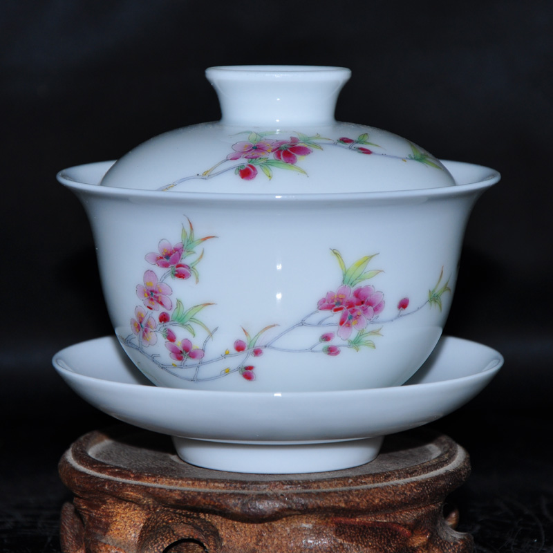 Китайский заварочный чайник Amoy porcelain edge