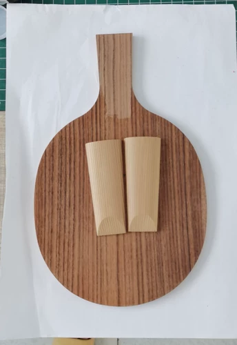 Shenlongmu DIY настольный теннис ракетка Ракетка нижняя доска роза 5 Структура на прямой нижней пластине, чтобы отправить бумагу для деревянной камни бумаги