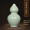 Celadon jade ice sheet gourd with base+chicken bowl cup+collection certificate