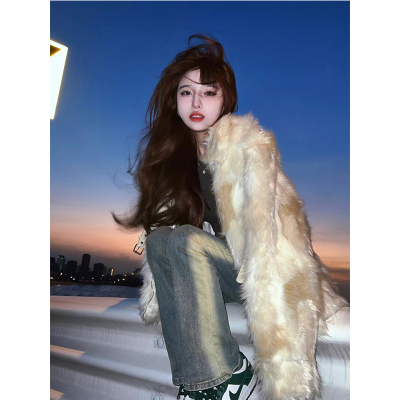 taobao agent Genuine design retro keep warm demi-season jacket, increased thickness