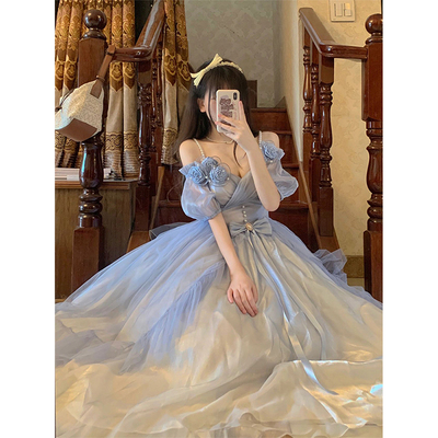 taobao agent Elegant three dimensional dress for princess, french style, Lolita style, Lolita Jsk