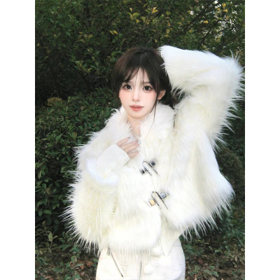 taobao agent Winter design white warm jacket, Chanel style, trend of season