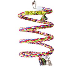 Качели 大中小型鹦鹉攀爬绳索 棉绳玩具灰鹦鹉吊绳 鸟玩具 鹦鹉用品 Autumn