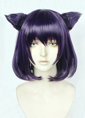 taobao agent RWBY Blake Berladna Purple BOBO head wigs + ears