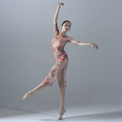 Классическое эластичное сексуальное ципао, костюм, китайский стиль