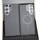 Carbon Fiber MagSafe Kickstand Metal Phone Case – Galaxy S25, Galaxy S24, Galaxy S23