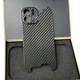 Unique Carbon Fiber Mosaic iPhone Case for iPhone 17, 16, 15, 14 and 13