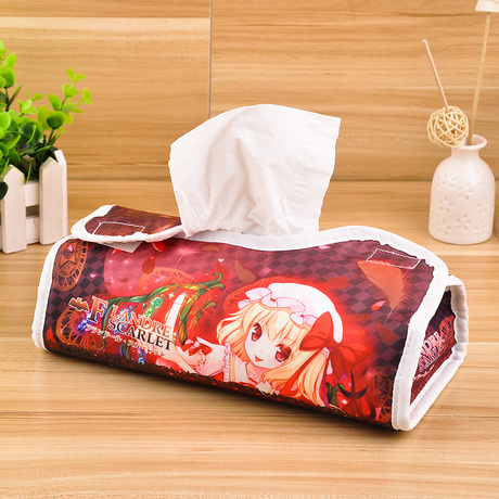 东方project 博丽灵梦 大小姐蕾米莉亚 二小姐芙兰朵露动漫纸巾盒