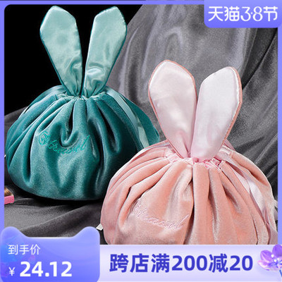 taobao agent Capacious handheld cosmetic bag, South Korea, drawstring