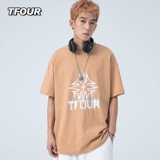 TFOUR Summer New Product Babang Star Brand Fuse футболка Oversizet National Trend Мужчины и женщины та же чистая хлопковая одежда