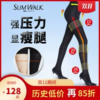 Slimwalk Half -Tube Mid -Tube Mid -Tube Японские оригинальные носки JK тонкие, а красивые ноги, сильное давление, плотные тонкие ноги